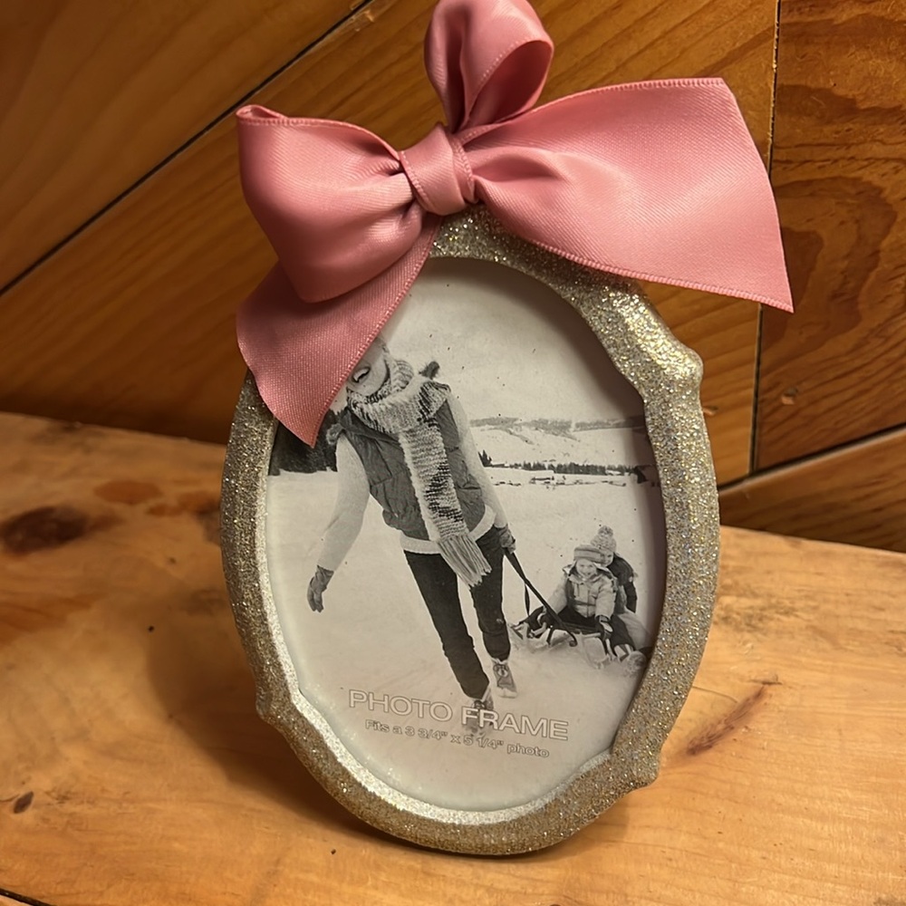💚 3 for $15 💚 - Sparkly Photo Frame With Bow - NWOT - Picture 13 of 16
